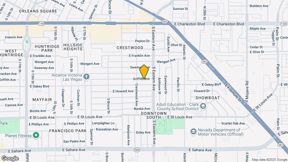 2016 Griffith Ave Map and Location Details