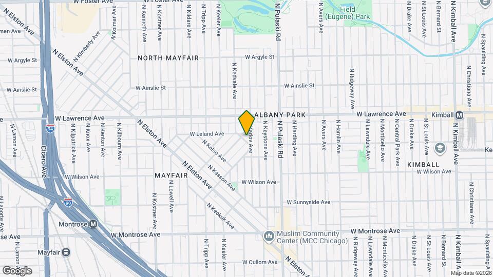 4738 N Karlov Ave Map and Location Details