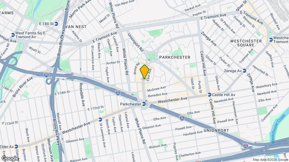 1410 Metropolitan Ave Map and Location Details