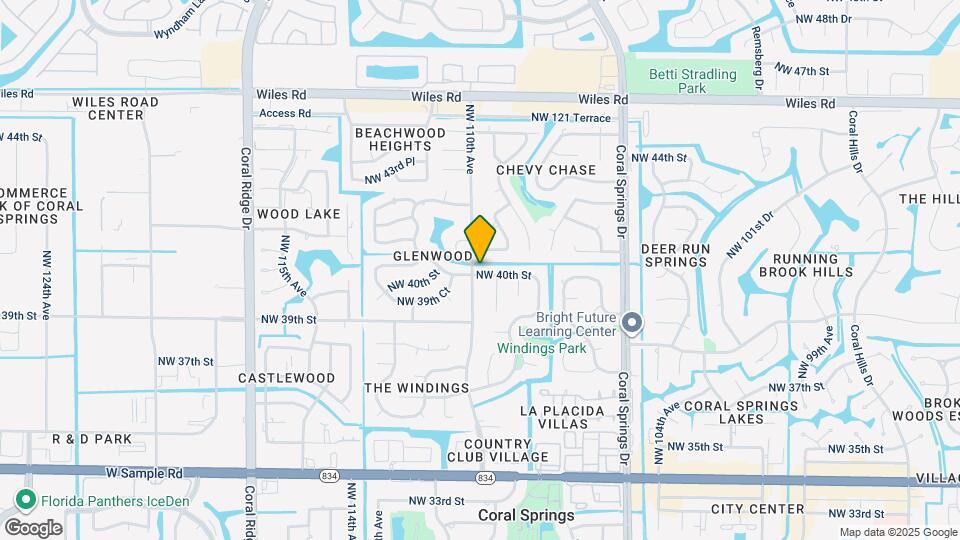 10955 NW 40th St, Unit E Map and Location Details