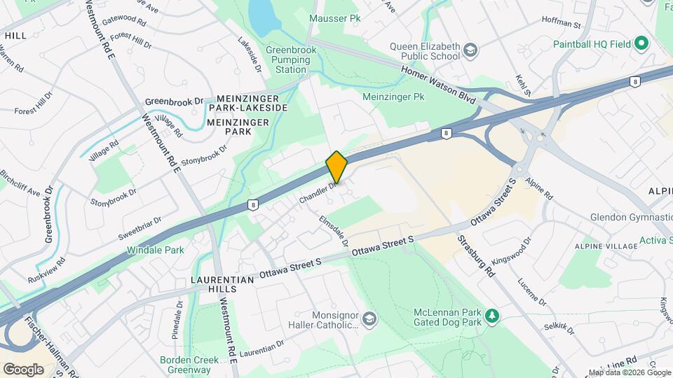 11-107 Chandler Dr Map and Location Details