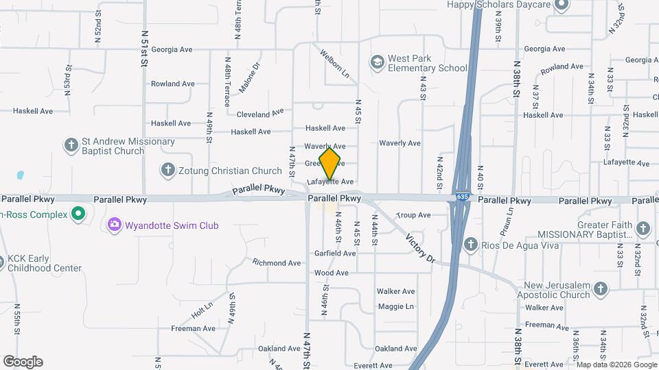 4535 Lafayette Ave Map and Location Details