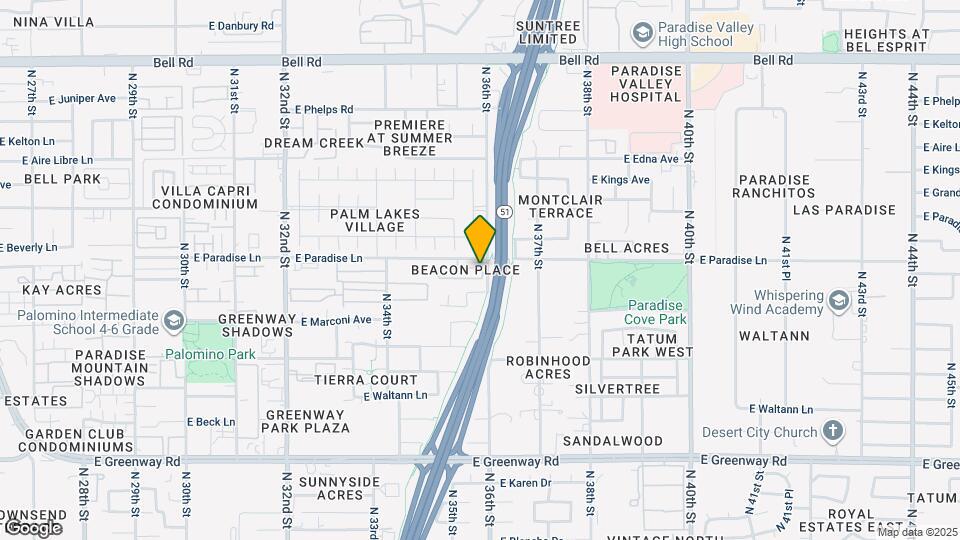 3557 E Montreal Pl Map and Location Details