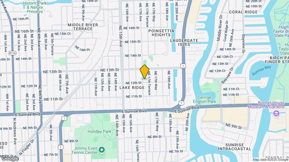 1701 NE 12th St Mapa y Detalles de la Ubicación