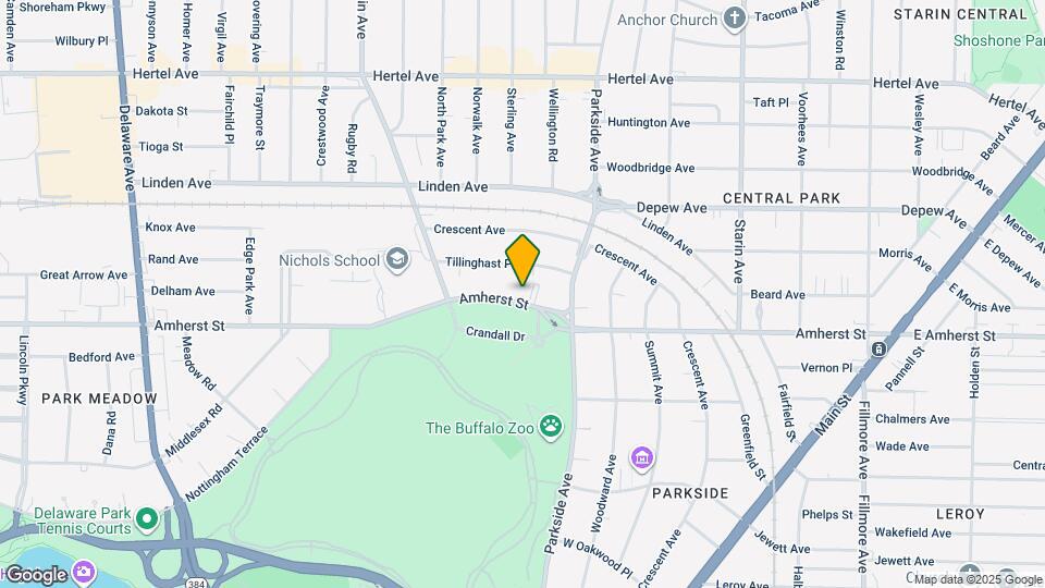 1384 Amherst St Map and Location Details
