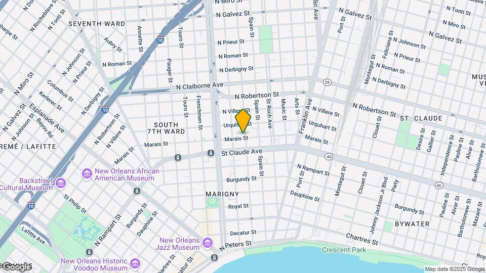 1200 Mandeville St-Unit -1200 Mapa y Detalles de la Ubicación