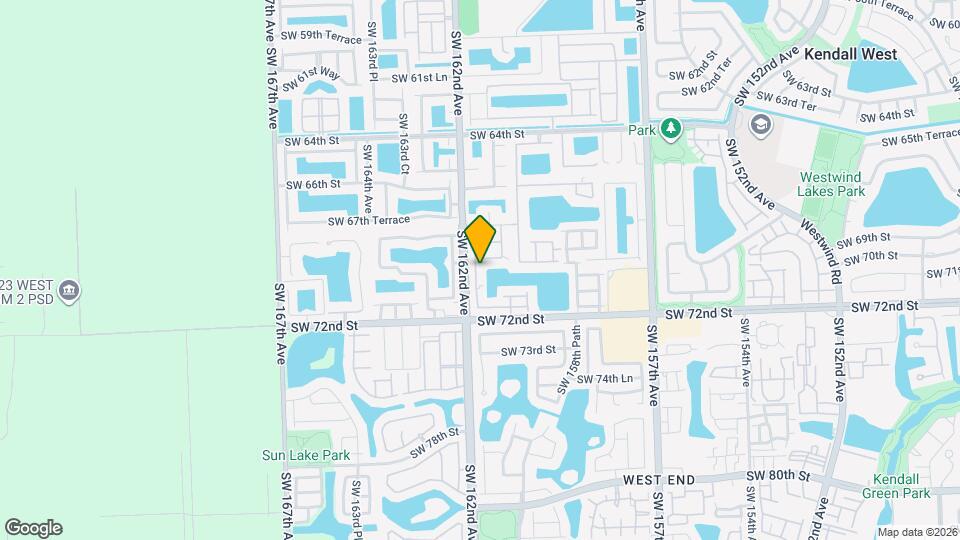 6983 SW 161st Pl Map and Location Details