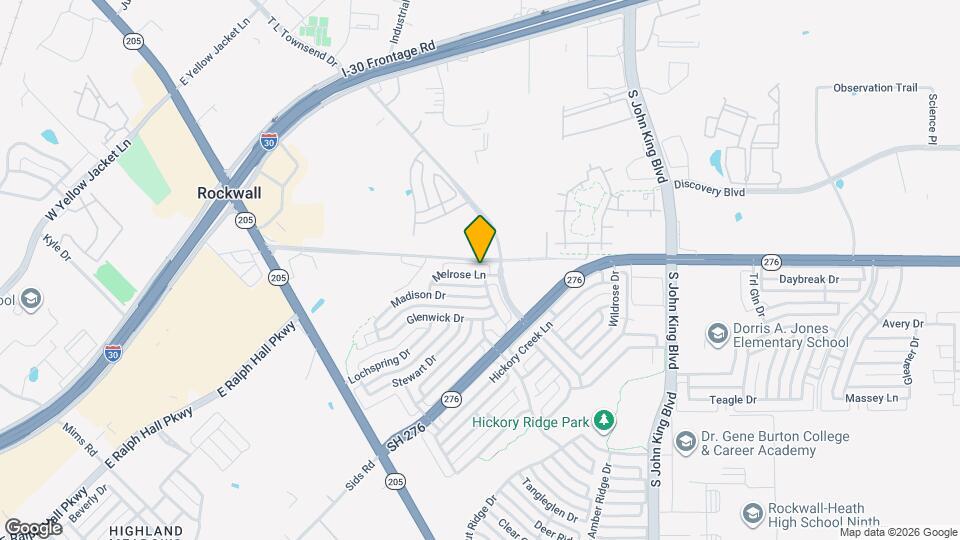 1542 Melrose Ln Map and Location Details