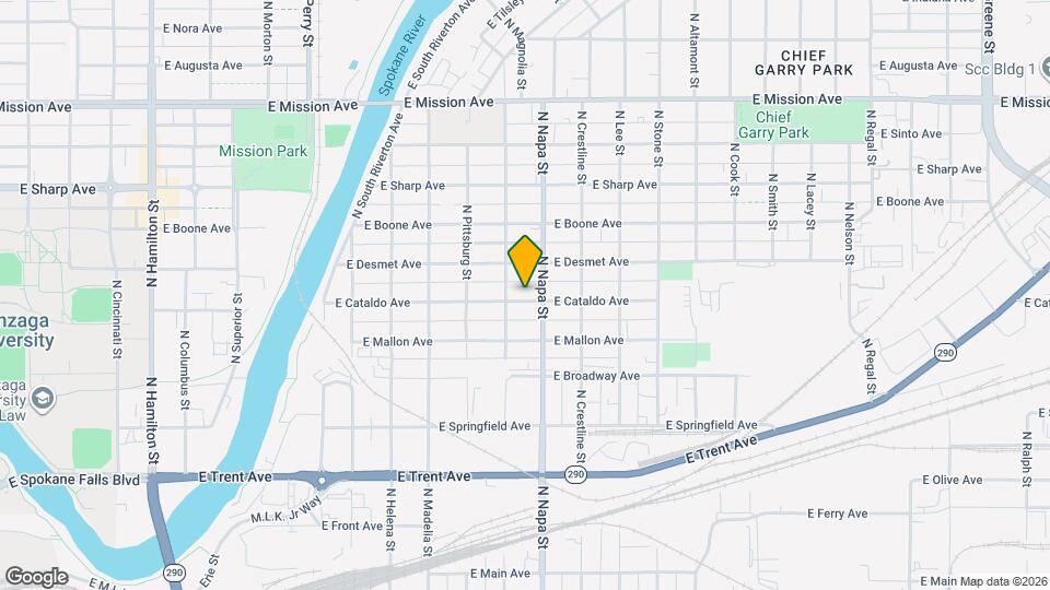 1917 E Cataldo Ave Map and Location Details