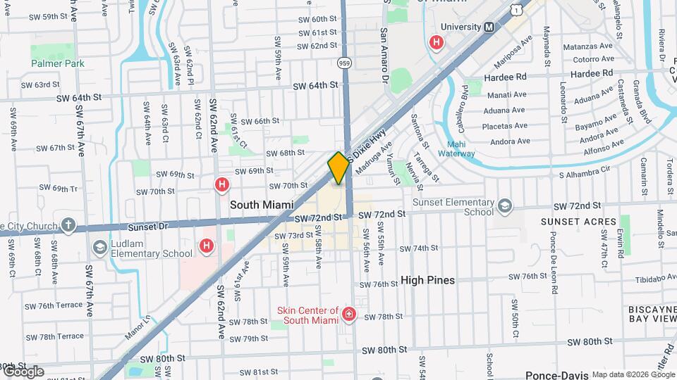 5785 SW 72nd St Map and Location Details