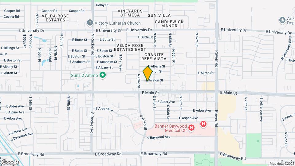 6337 E Avalon St-Unit -2 Map and Location Details