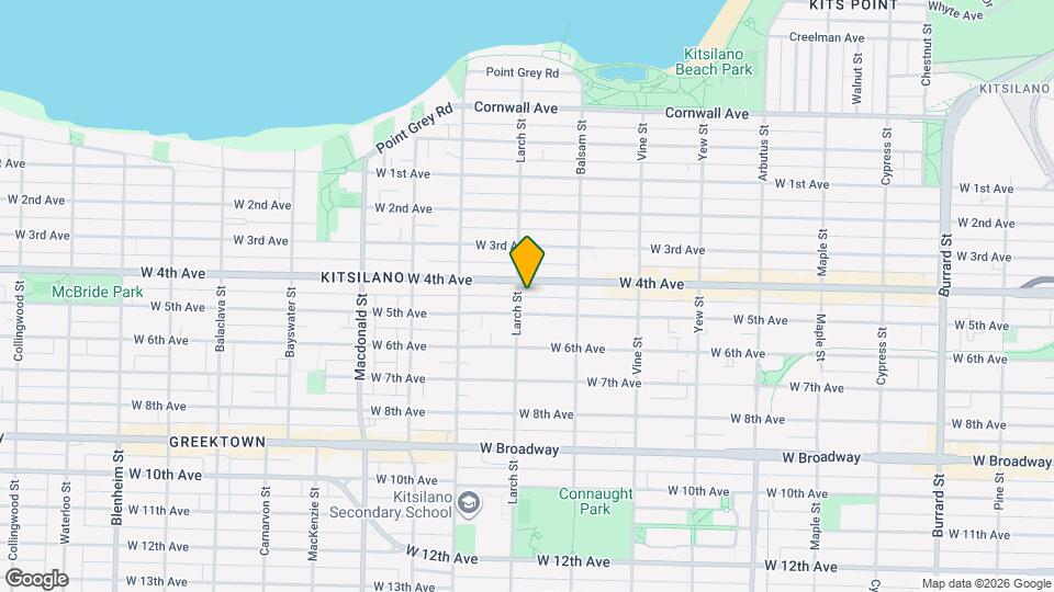 2010 Larch St Map and Location Details