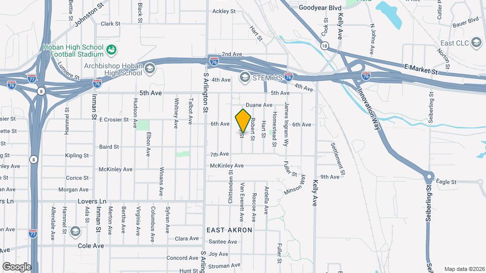 497 Lucy St Map and Location Details