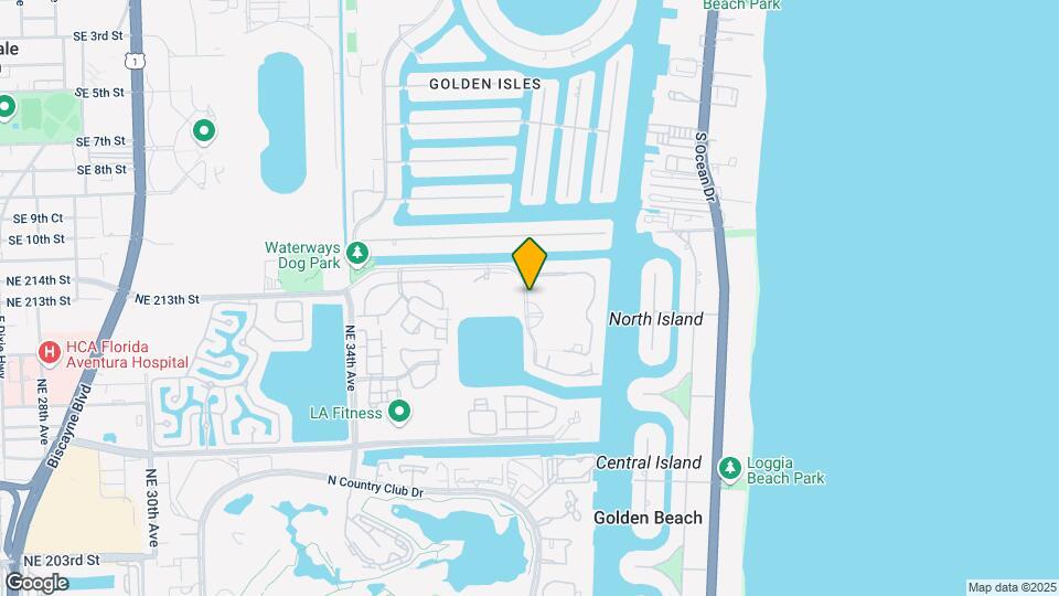 21205 Yacht Club Dr, Unit 810 Map and Location Details