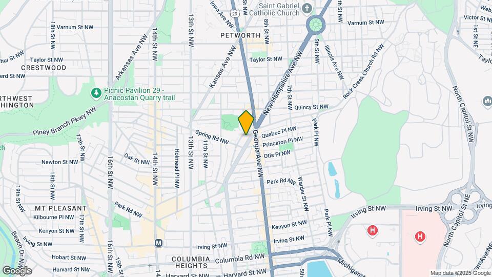 3656 New Hampshire Ave NW Map and Location Details