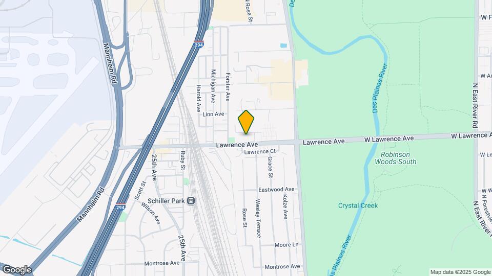 9514 Lawrence Ave, Unit 104 Map and Location Details