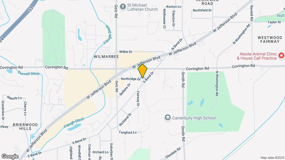 5524 Northridge Rd Map and Location Details