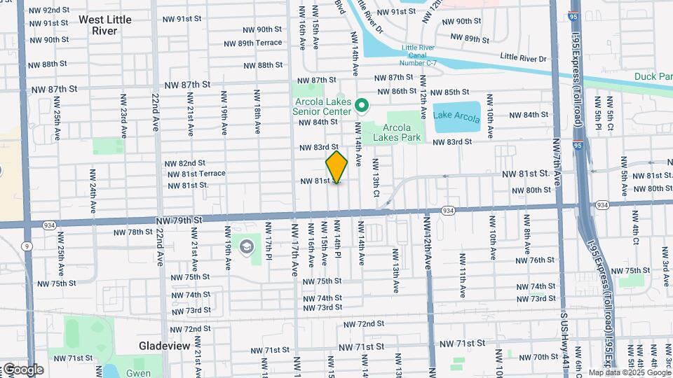 8012 NW 14th Pl Map and Location Details