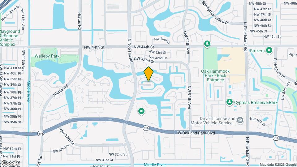 9971 Nob Hill Pl Map and Location Details