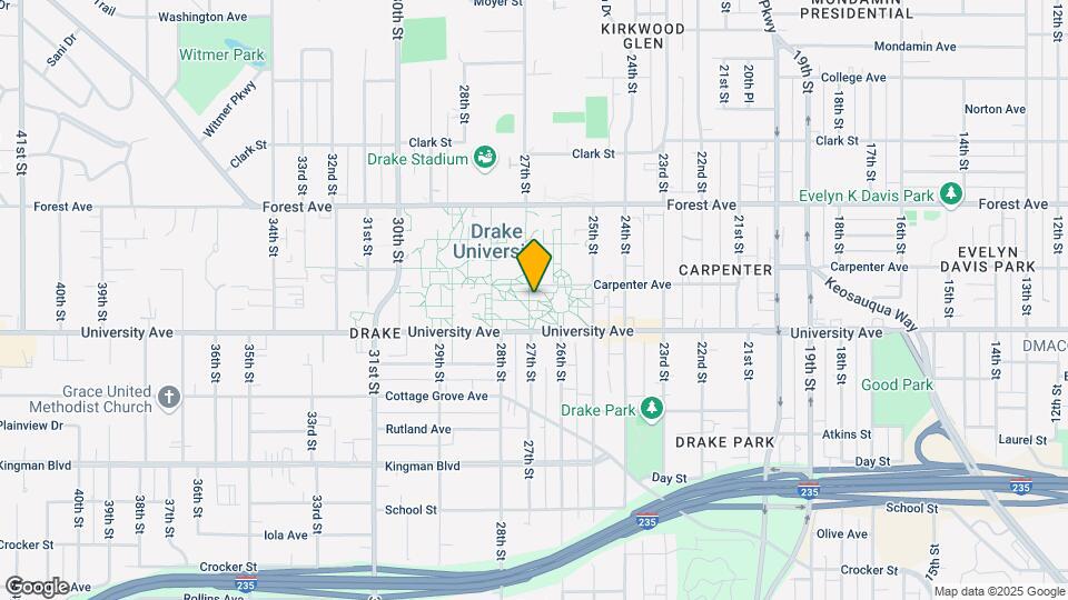2515 University Ave Map and Location Details