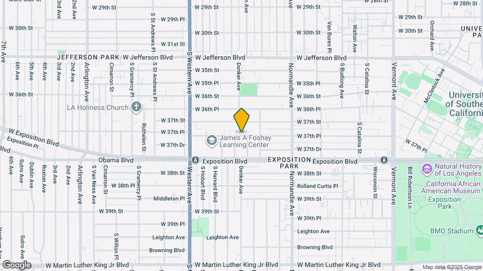 1543 W 37th Pl, Unit 303 Mapa y Detalles de la Ubicación