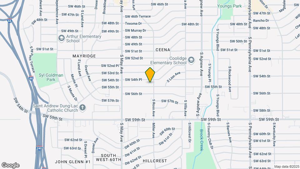 2709 SW 55th St Map and Location Details