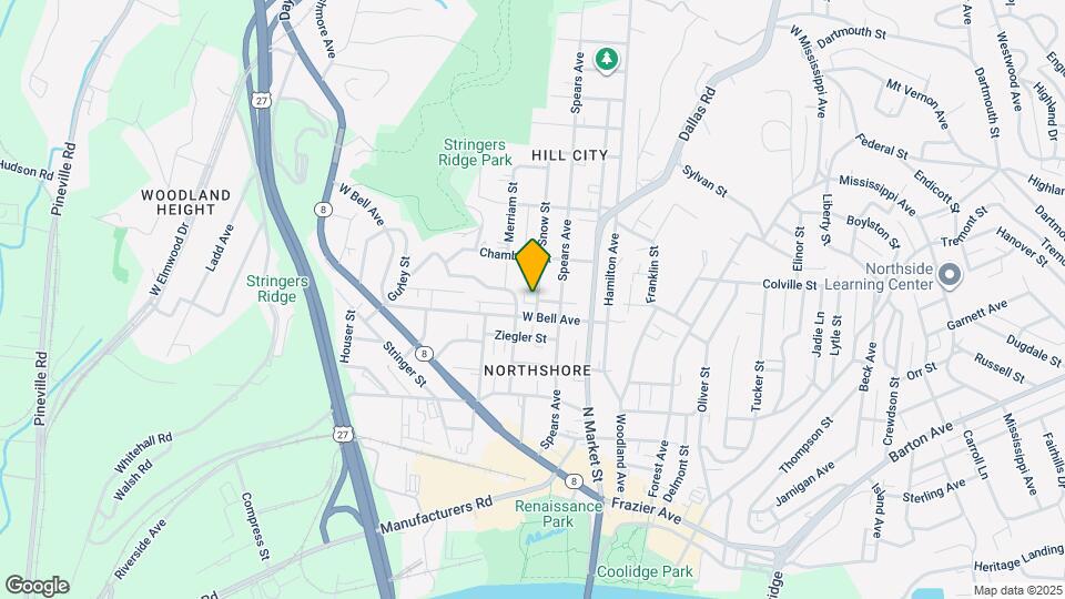 607 Snow St Map and Location Details