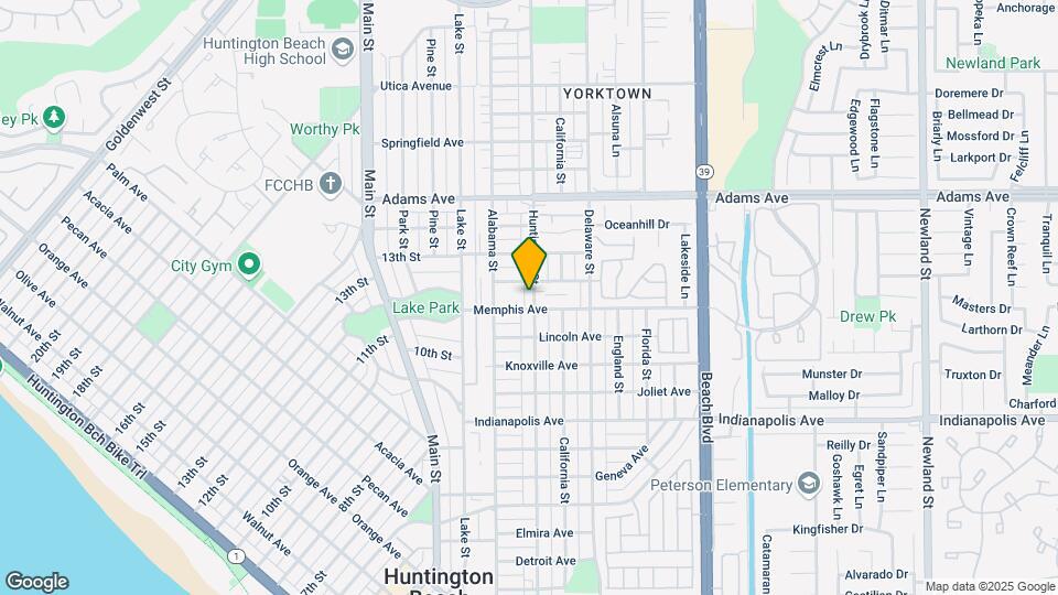 1311 Huntington St Map and Location Details