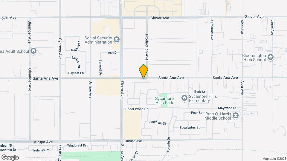 17044 Hackberry Ln Map and Location Details