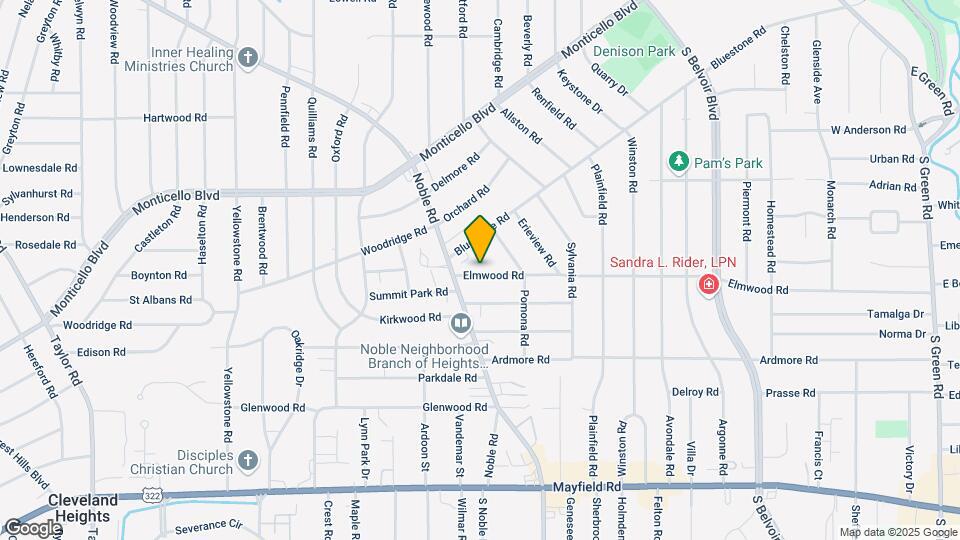 3927 Elmwood Rd Map and Location Details