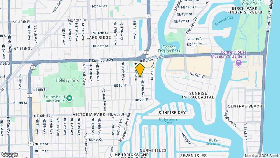 821 NE 19th Ave Mapa y Detalles de la Ubicación