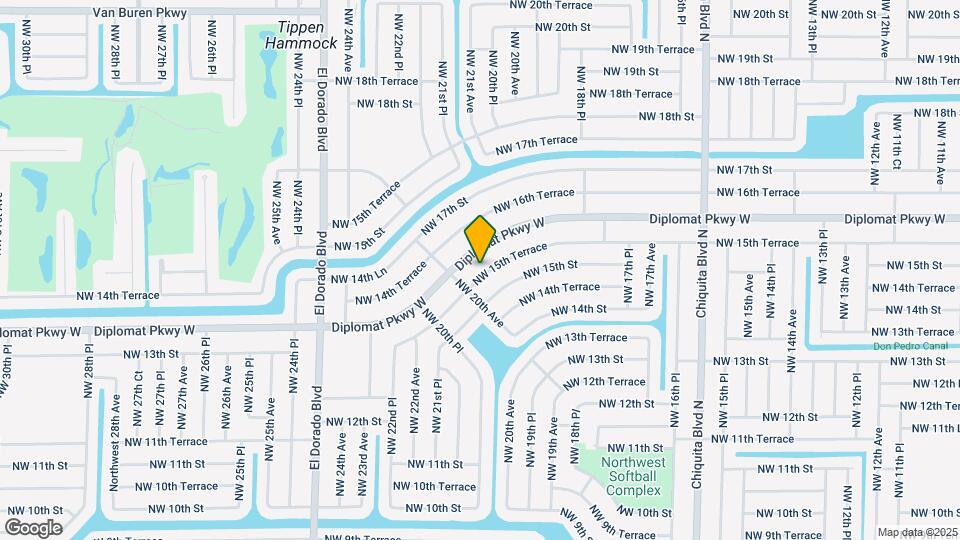 1925 NW 15th Terrace Map and Location Details