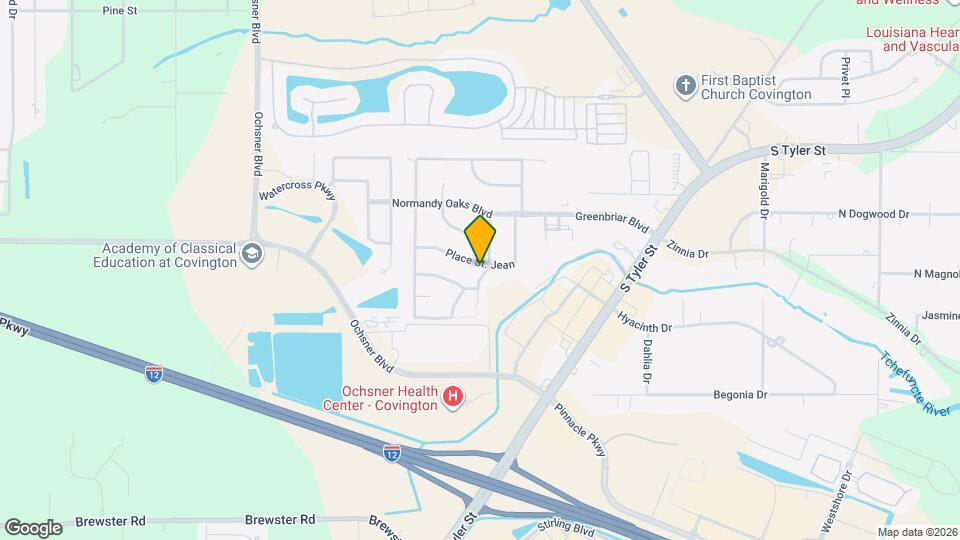 424 Place St. Charles Map and Location Details