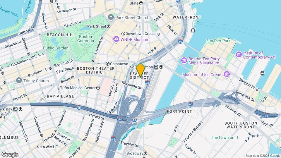 121 Beach St, Unit 102 Map and Location Details