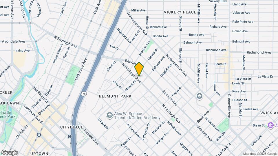 2518 N Fitzhugh Ave Map and Location Details