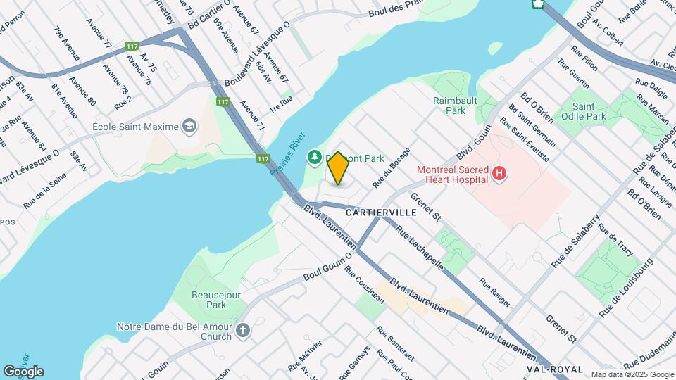 12532 Odette-Oligny Rue Map and Location Details