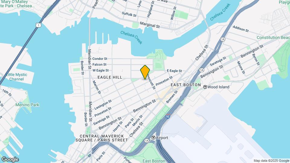 236 Lexington St, Unit #3 Map and Location Details