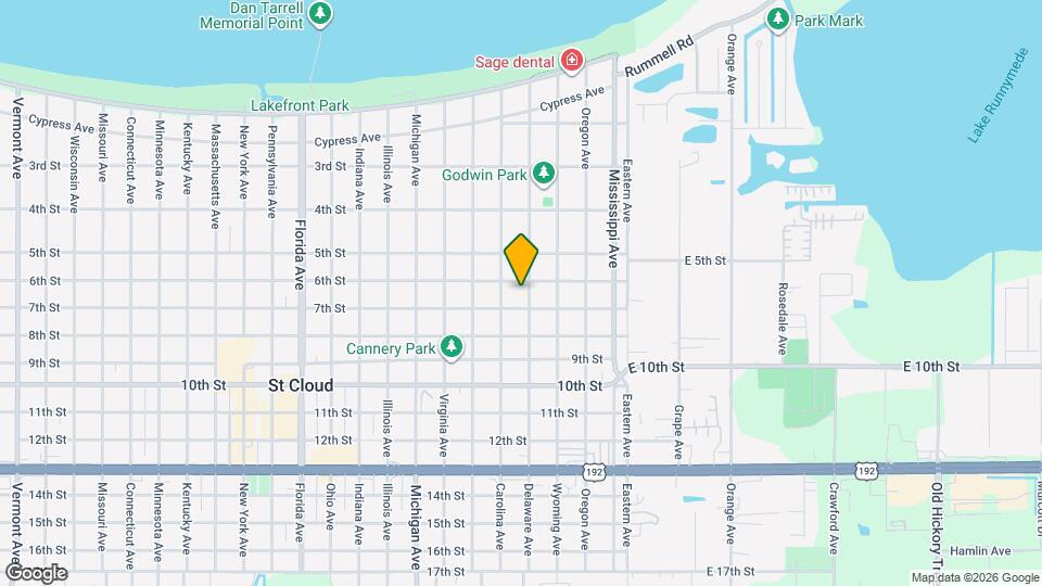 608 Delaware Ave Map and Location Details