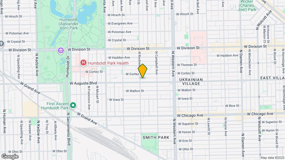 2554 W Augusta Blvd Map and Location Details