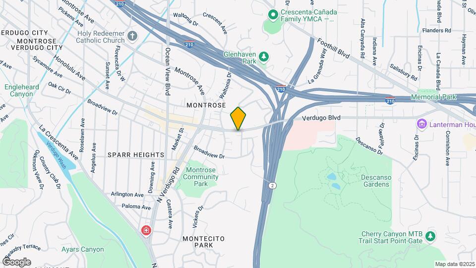 2040 Verdugo Blvd Mapa y Detalles de la Ubicación