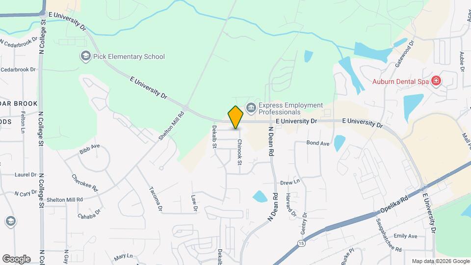 846 Choctaw Ave Map and Location Details