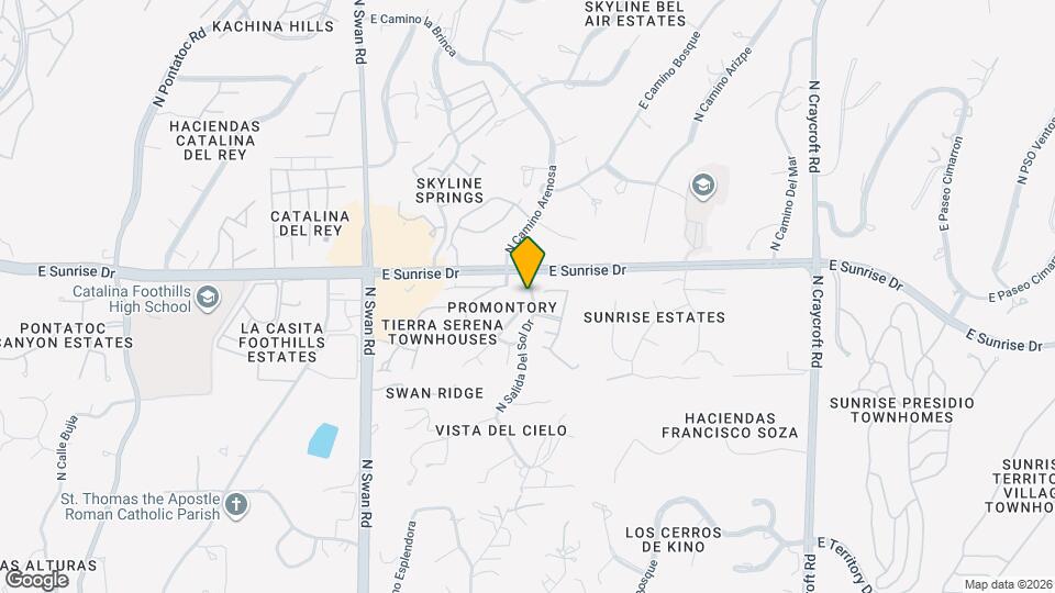 5555 N Cres Ridge Dr Mapa y Detalles de la Ubicación