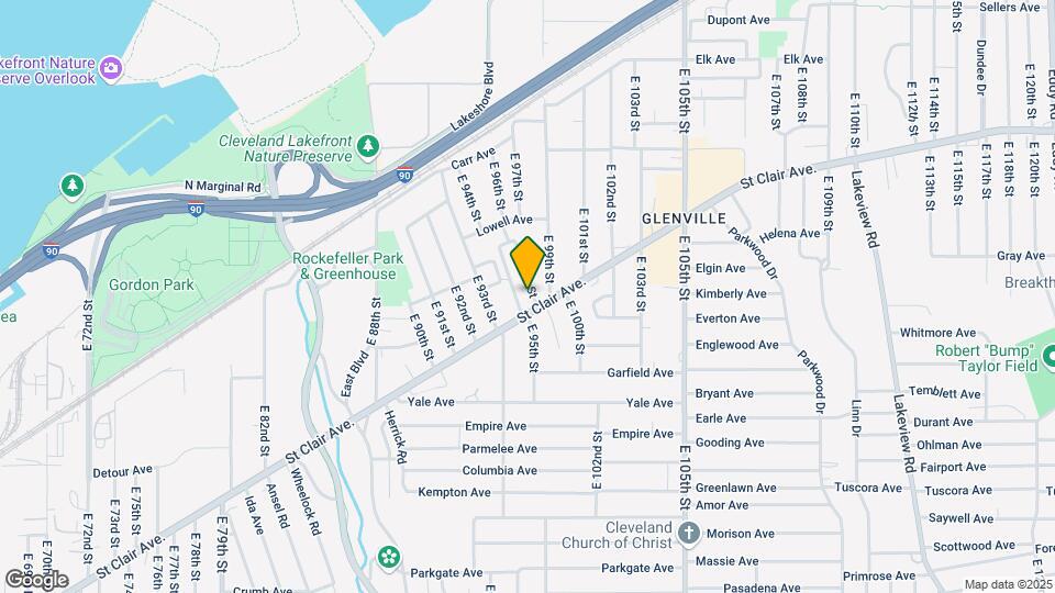 750 E 96th St Map and Location Details