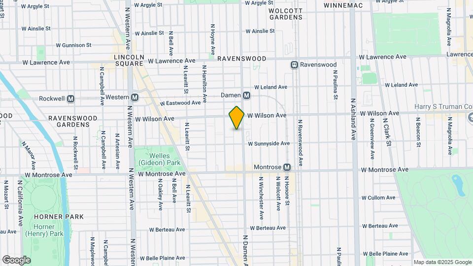 4518-4528 N Damen Ave Mapa y Detalles de la Ubicación