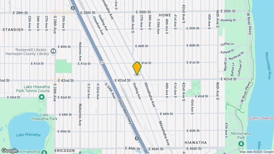 3620 42nd St E Map and Location Details