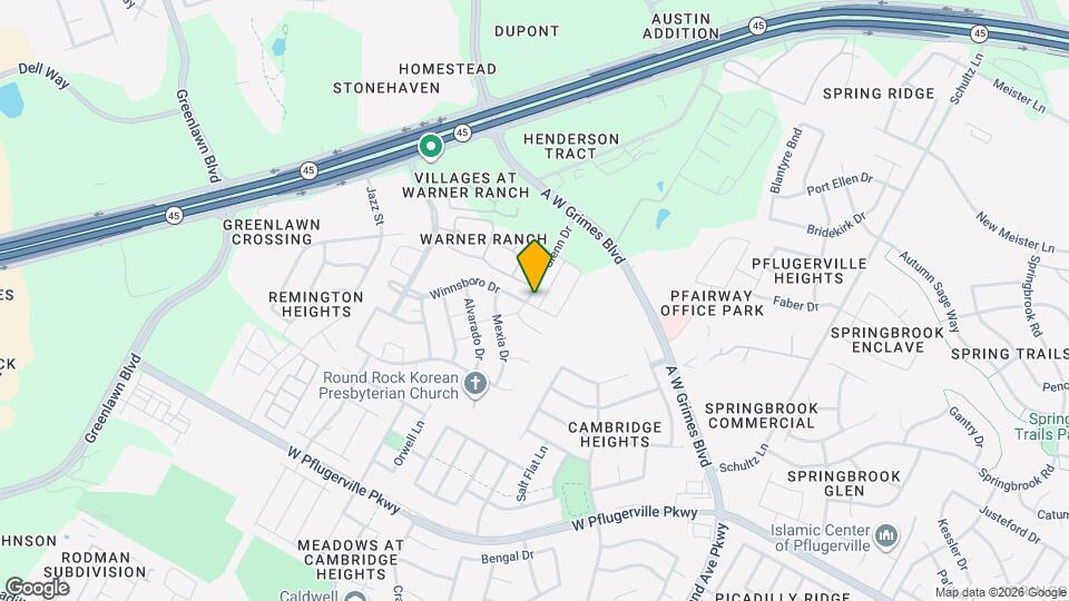 1861 Bonham Ln Map and Location Details