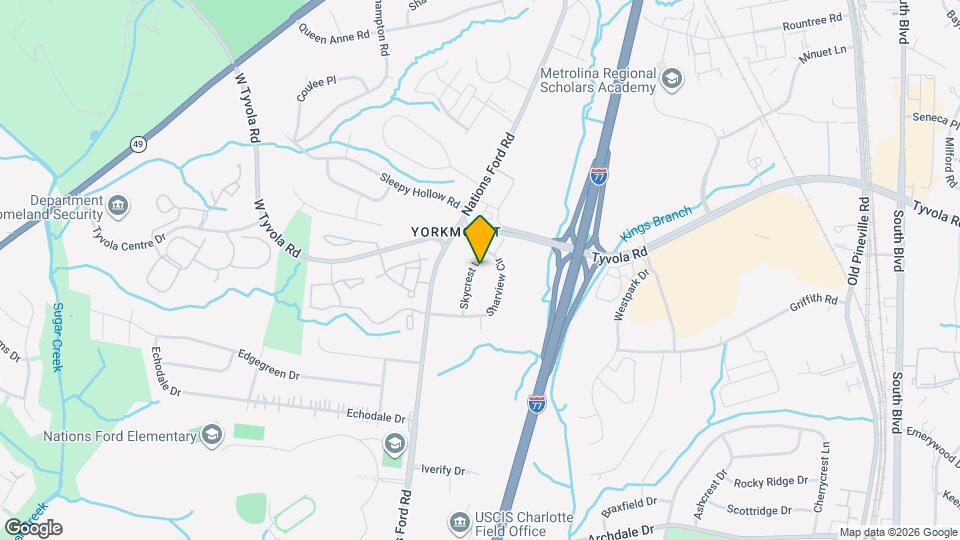 6317 Skycrest Ln Map and Location Details