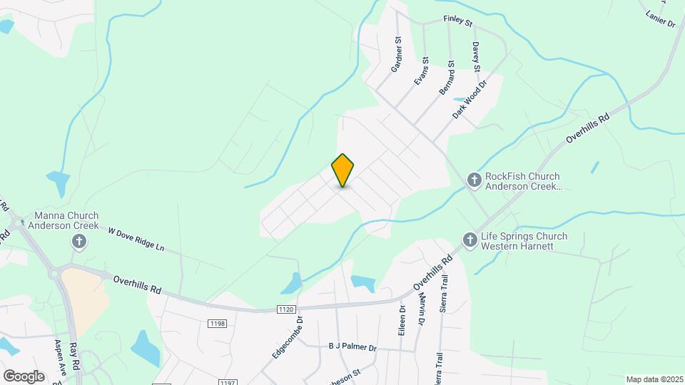 Anderson Creek Mobile Home Park Map and Location Details
