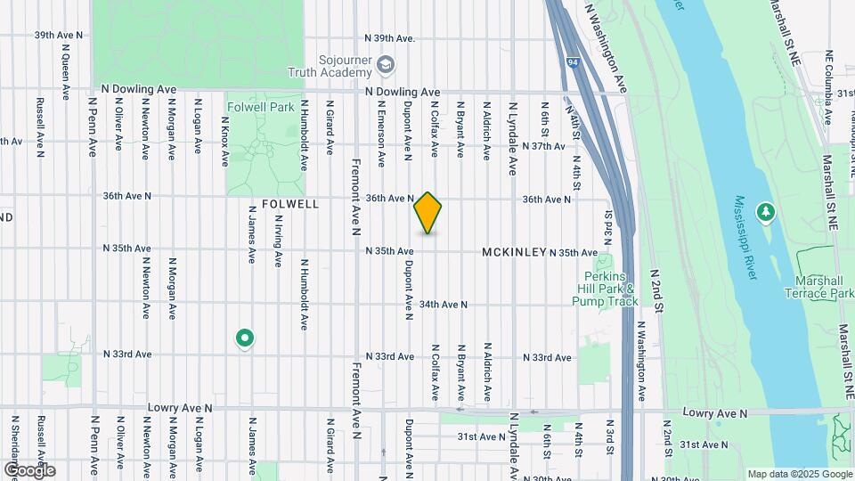 3511 N Colfax Ave Mapa y Detalles de la Ubicación