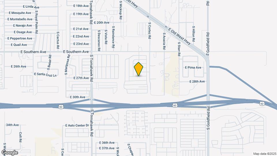 2233 E 27th Ave Map and Location Details